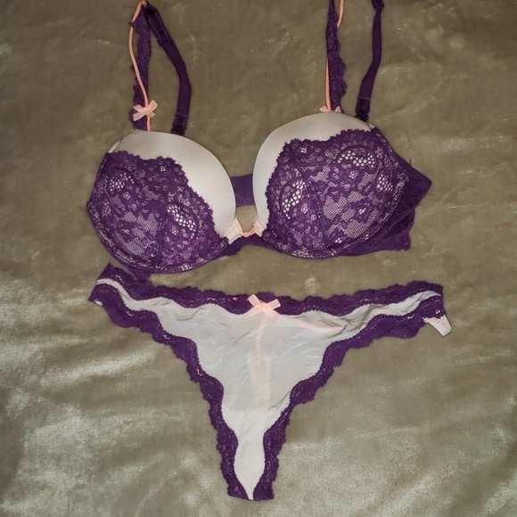 Victoria's Secret Other - Dream Angel's push up bra 32c, with thong sm